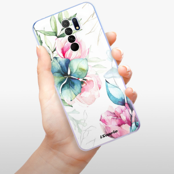 Odolné silikónové puzdro iSaprio - Flower Art 01 - Xiaomi Redmi 9