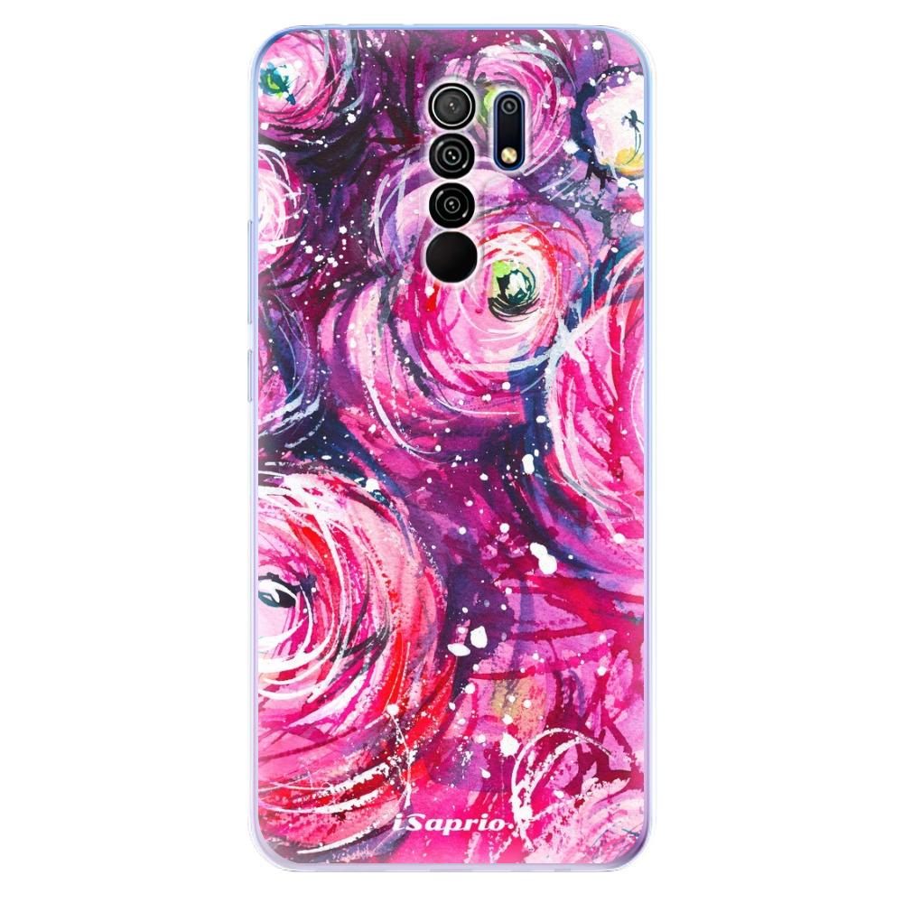 Odolné silikónové puzdro iSaprio - Pink Bouquet - Xiaomi Redmi 9