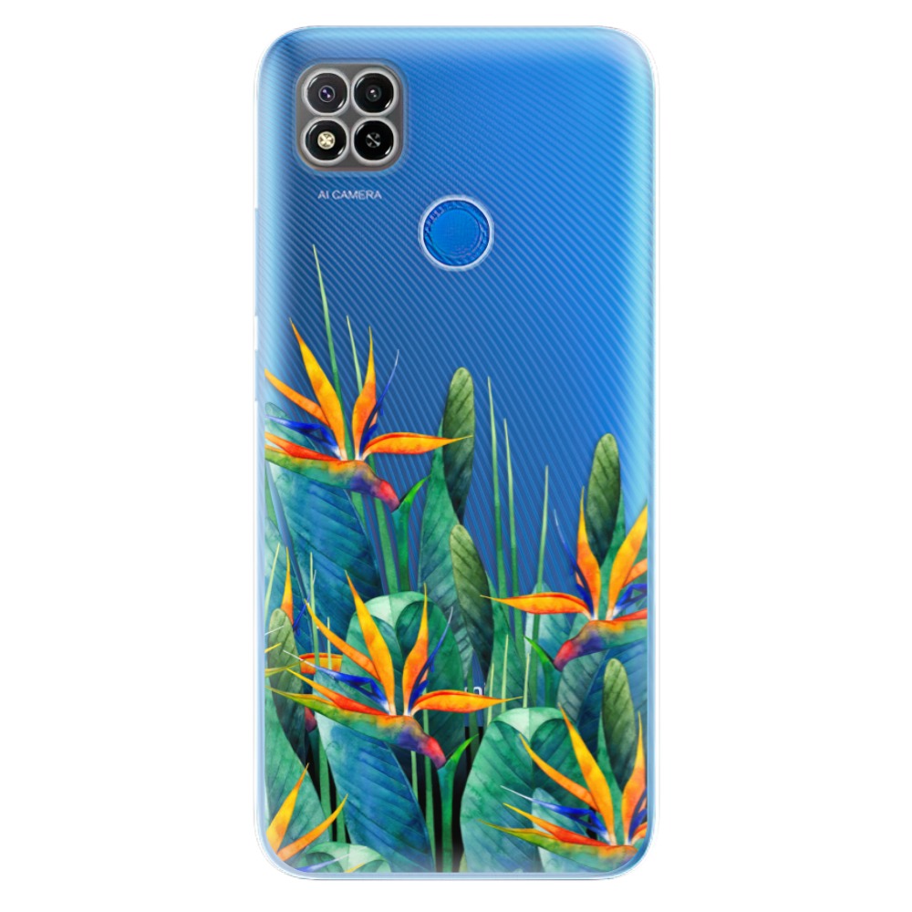 Odolné silikónové puzdro iSaprio - Exotic Flowers - Xiaomi Redmi 9C