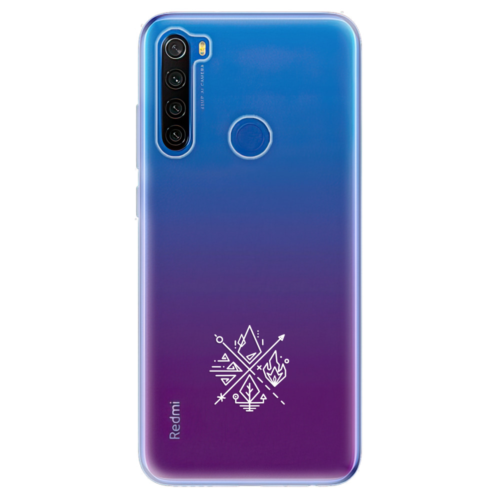 Odolné silikónové puzdro iSaprio - čiré - Elements - Xiaomi Redmi Note 8T