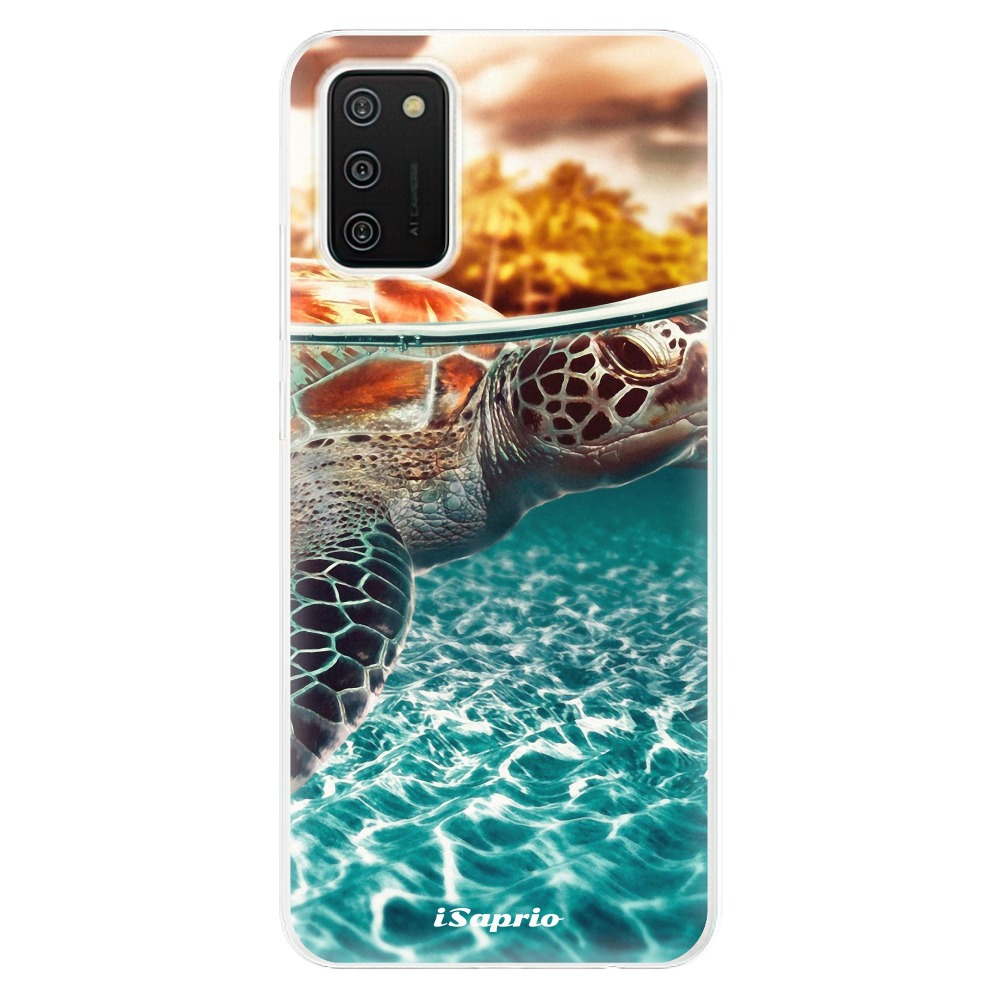 Odolné silikónové puzdro iSaprio - Turtle 01 - Samsung Galaxy A02s