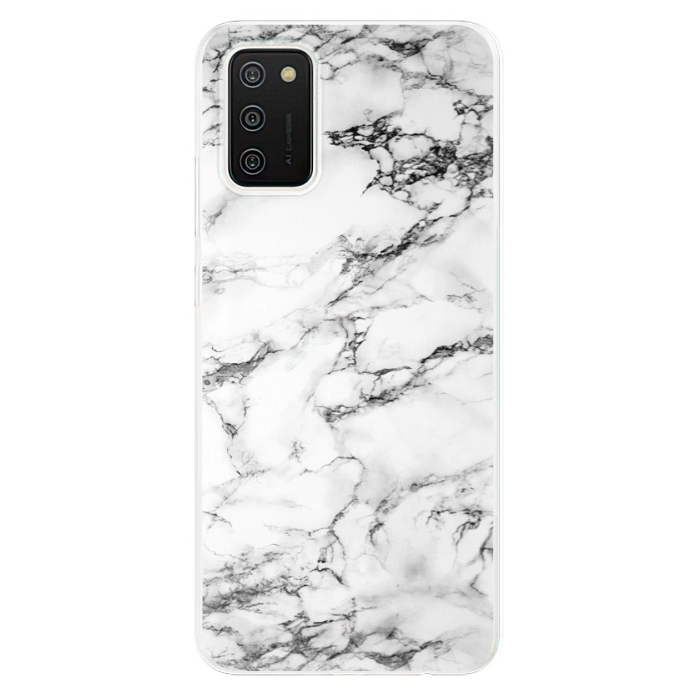Odolné silikónové puzdro iSaprio - White Marble 01 - Samsung Galaxy A02s