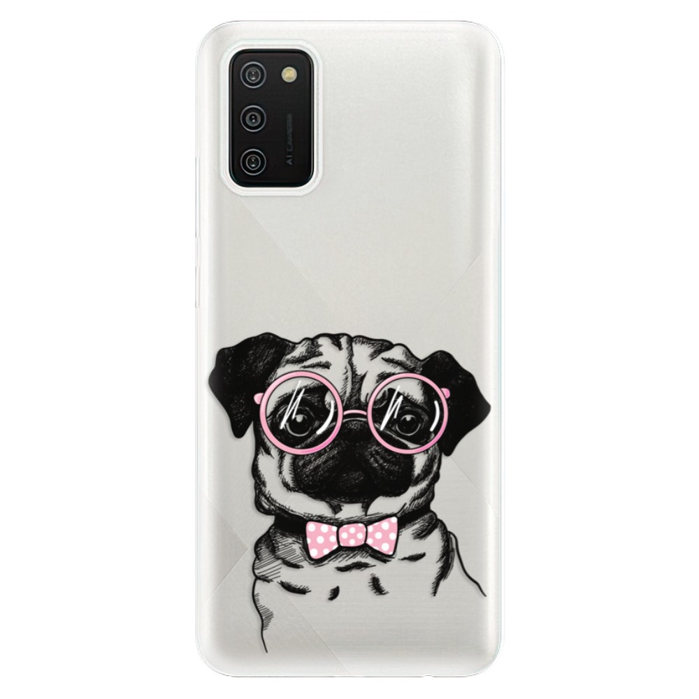 Odolné silikónové puzdro iSaprio - The Pug - Samsung Galaxy A02s