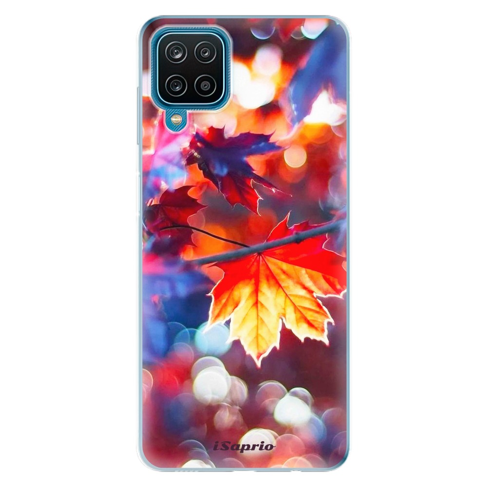 Odolné silikónové puzdro iSaprio - Autumn Leaves 02 - Samsung Galaxy A12