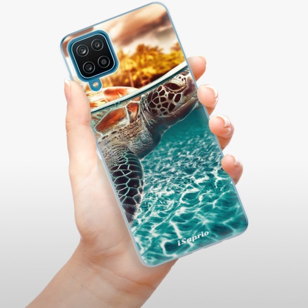 Odolné silikónové puzdro iSaprio - Turtle 01 - Samsung Galaxy A12