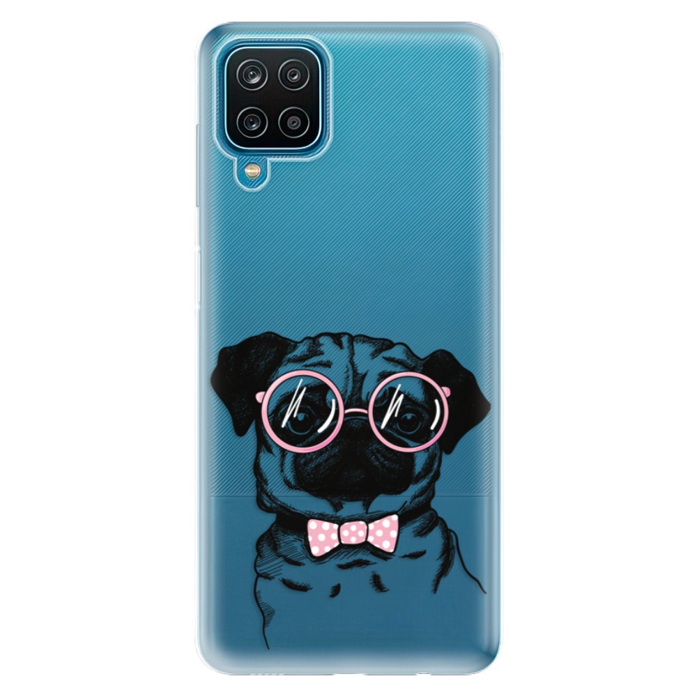 Odolné silikónové puzdro iSaprio - The Pug - Samsung Galaxy A12