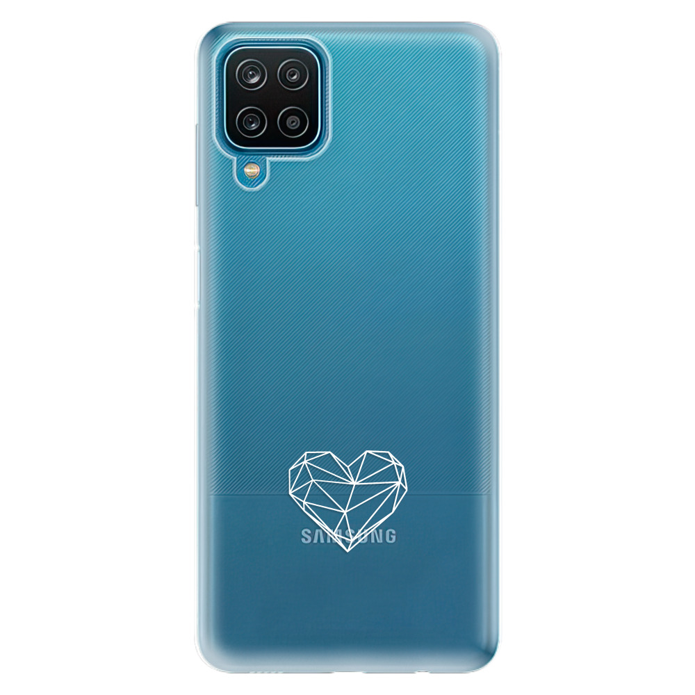 Odolné silikónové puzdro iSaprio - čiré - Digital Love - Samsung Galaxy A12