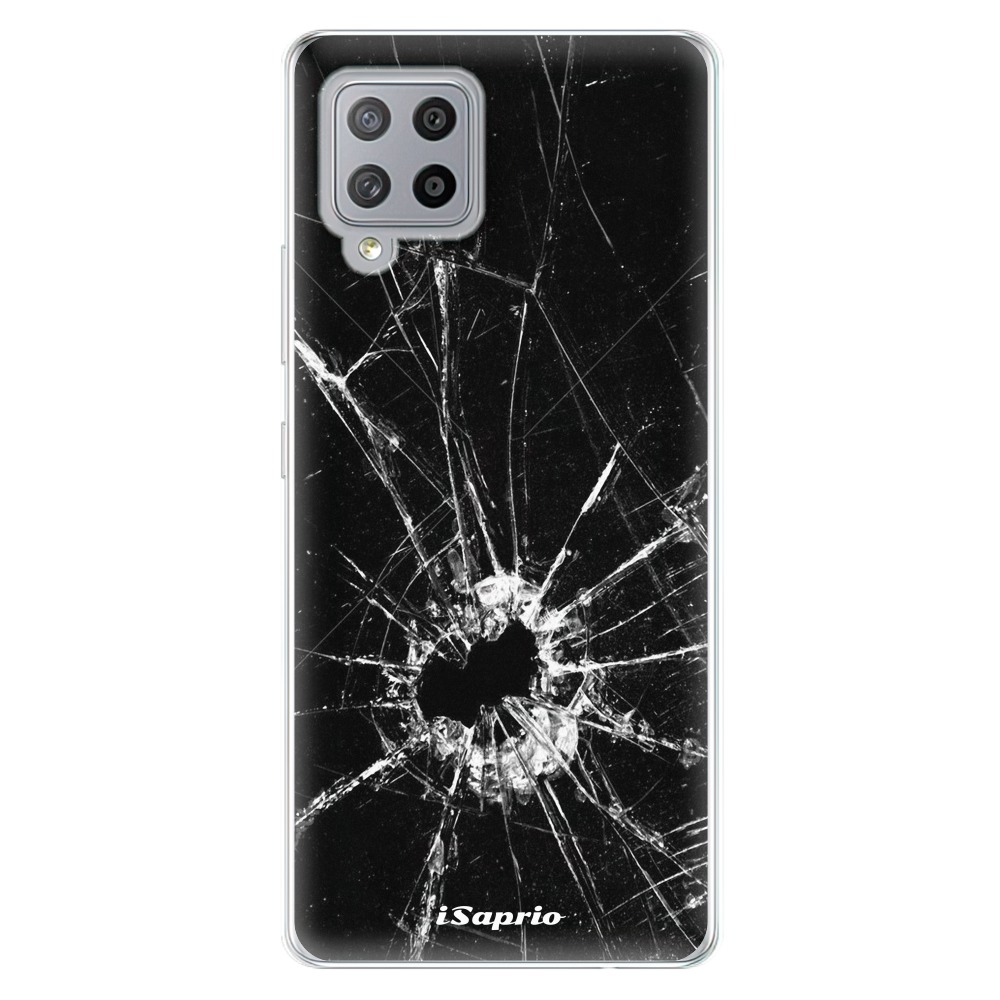 Odolné silikónové puzdro iSaprio - Broken Glass 10 - Samsung Galaxy A42