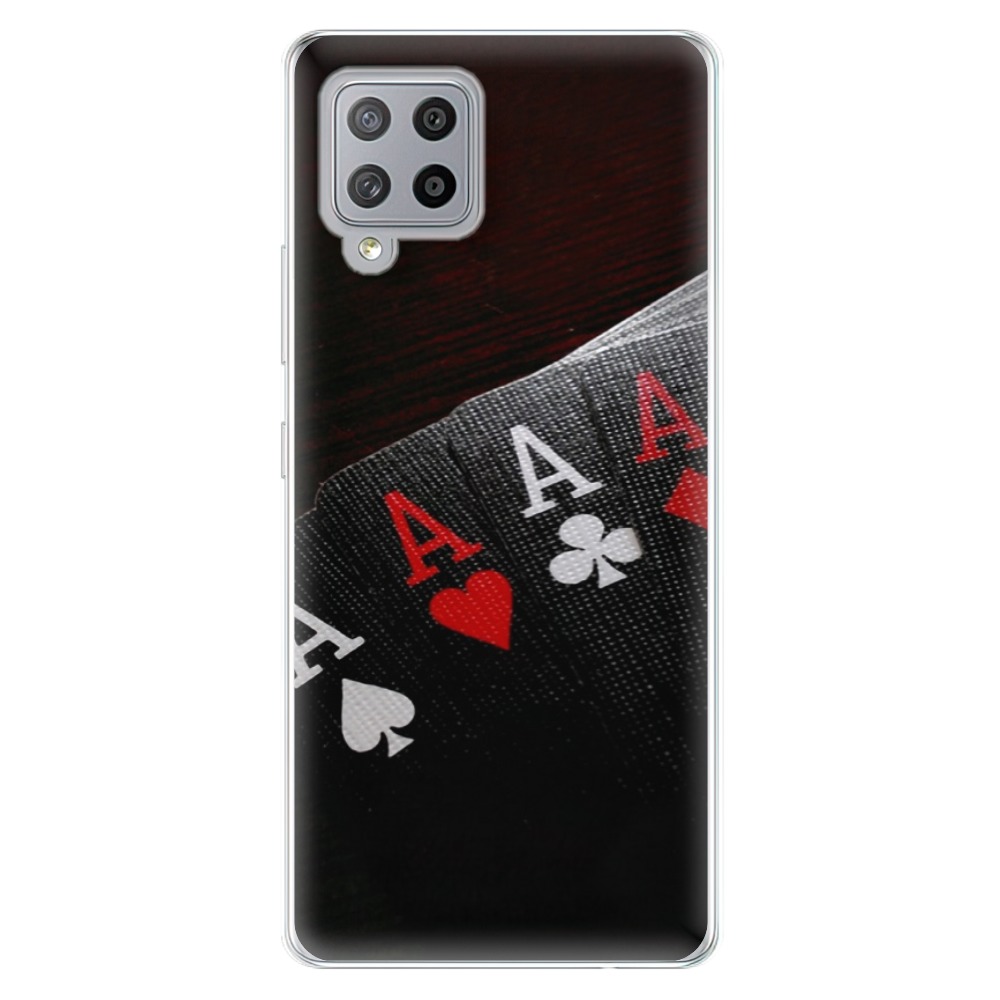 Odolné silikónové puzdro iSaprio - Poker - Samsung Galaxy A42