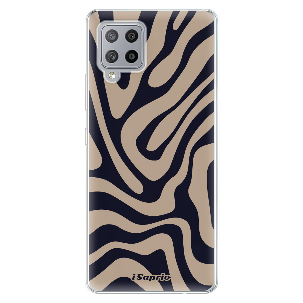 Odolné silikónové puzdro iSaprio - Zebra Black - Samsung Galaxy A42