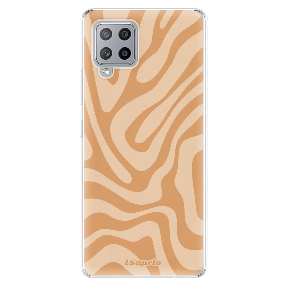 Odolné silikónové puzdro iSaprio - Zebra Orange - Samsung Galaxy A42