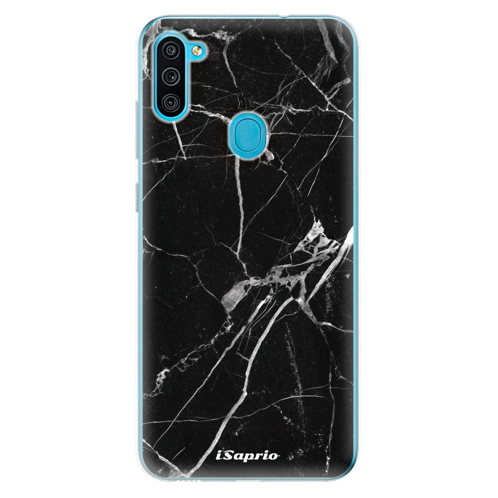 Odolné silikónové puzdro iSaprio - Black Marble 18 - Samsung Galaxy M11