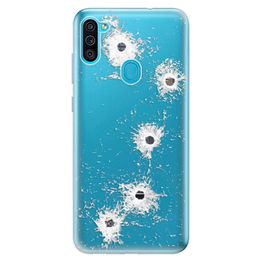 Odolné silikónové puzdro iSaprio - Gunshots - Samsung Galaxy M11