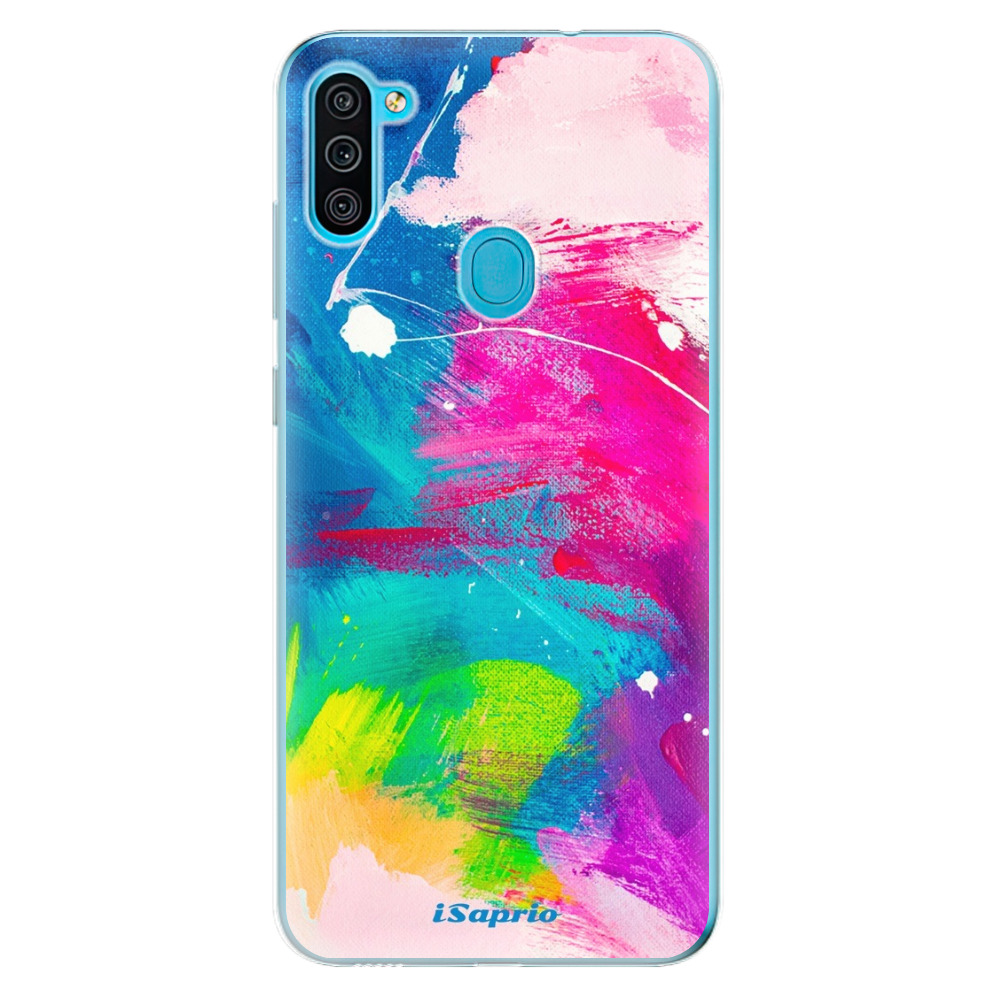 Odolné silikónové puzdro iSaprio - Abstract Paint 03 - Samsung Galaxy M11