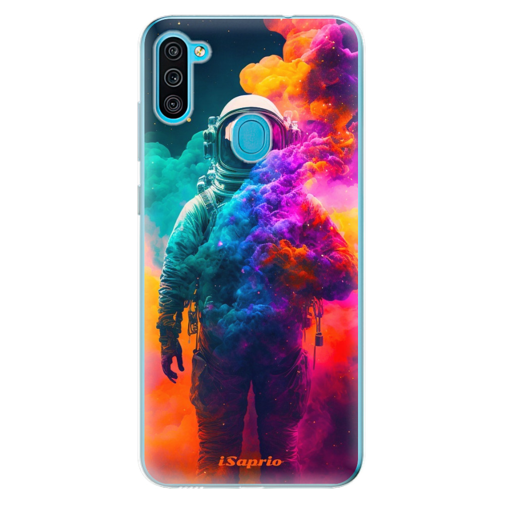 Odolné silikónové puzdro iSaprio - Astronaut in Colors - Samsung Galaxy M11