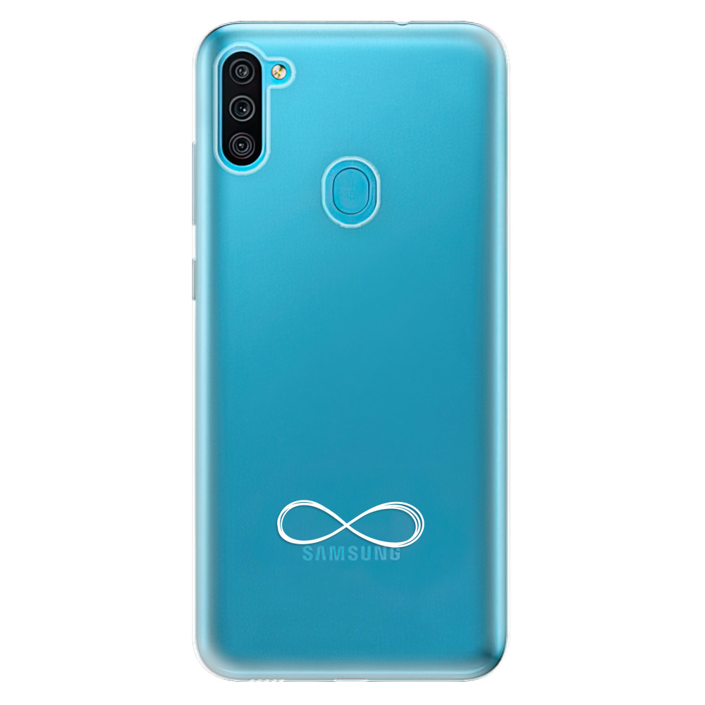 Odolné silikónové puzdro iSaprio - čiré - Infinity - Samsung Galaxy M11