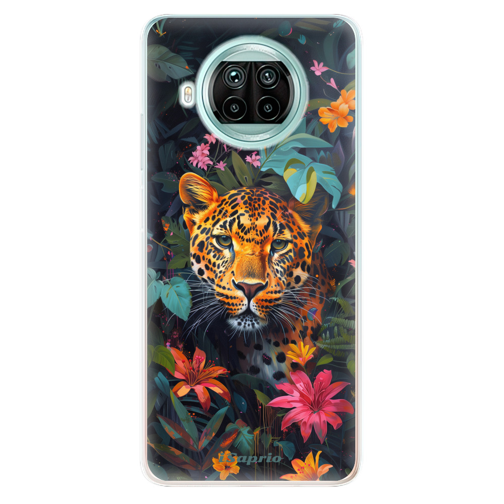 Odolné silikónové puzdro iSaprio - Flower Jaguar - Xiaomi Mi 10T Lite