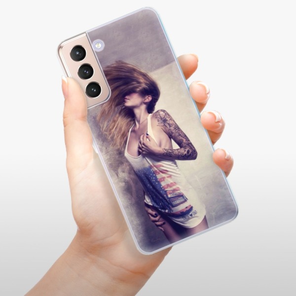 Odolné silikónové puzdro iSaprio - Girl 01 - Samsung Galaxy S21