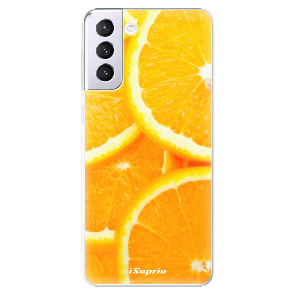 Odolné silikónové puzdro iSaprio - Orange 10 - Samsung Galaxy S21+