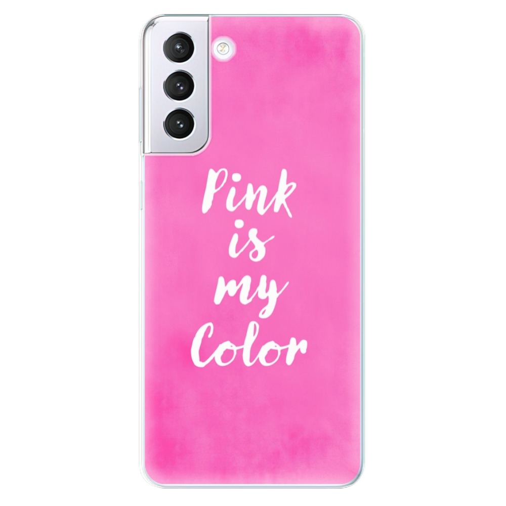 Odolné silikónové puzdro iSaprio - Pink is my color - Samsung Galaxy S21+