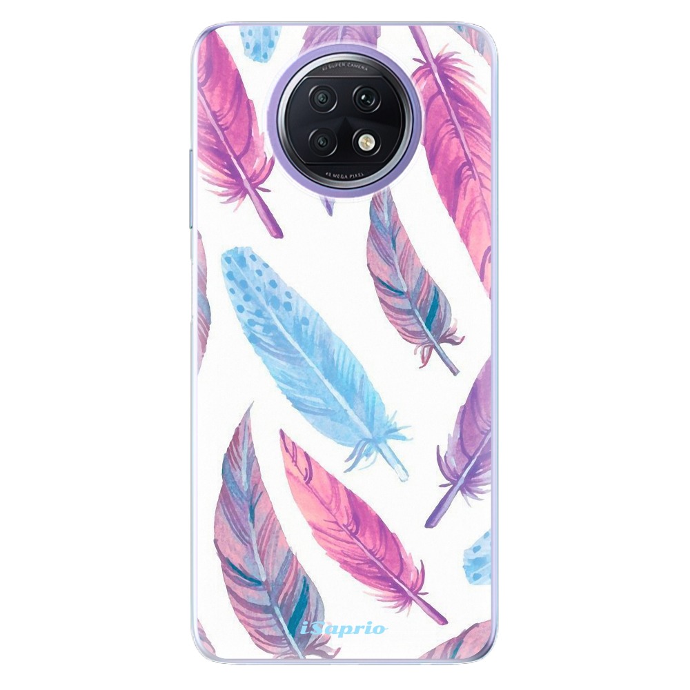 Odolné silikónové puzdro iSaprio - Feather Pattern 10 - Xiaomi Redmi Note 9T