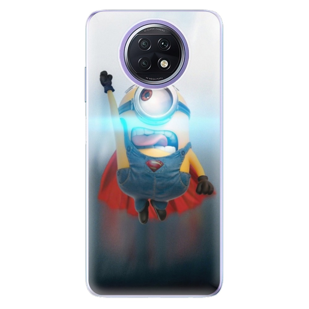 Odolné silikónové puzdro iSaprio - Mimons Superman 02 - Xiaomi Redmi Note 9T