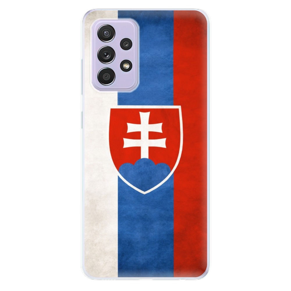 Odolné silikónové puzdro iSaprio - Slovakia Flag - Samsung Galaxy A52/A52 5G