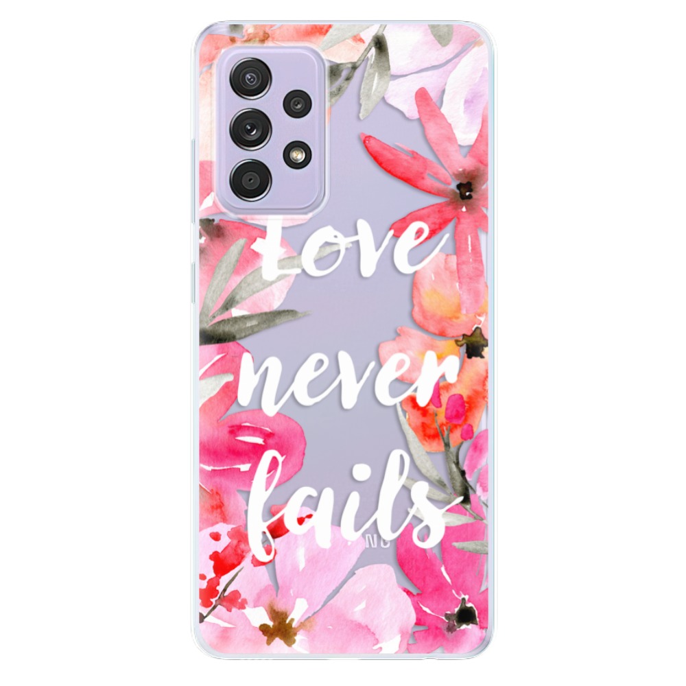 Odolné silikónové puzdro iSaprio - Love Never Fails - Samsung Galaxy A52/A52 5G