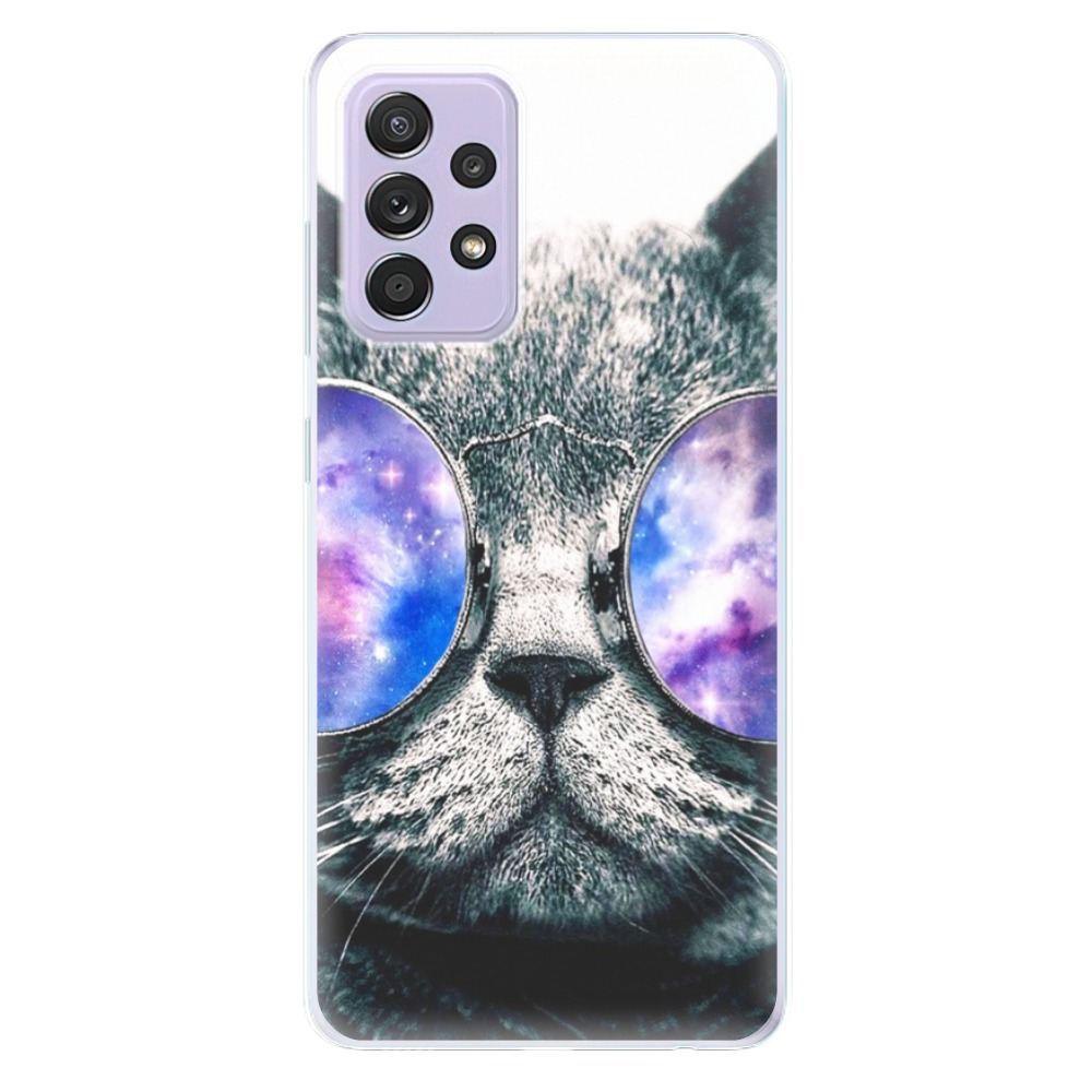 Odolné silikónové puzdro iSaprio - Galaxy Cat - Samsung Galaxy A52/A52 5G