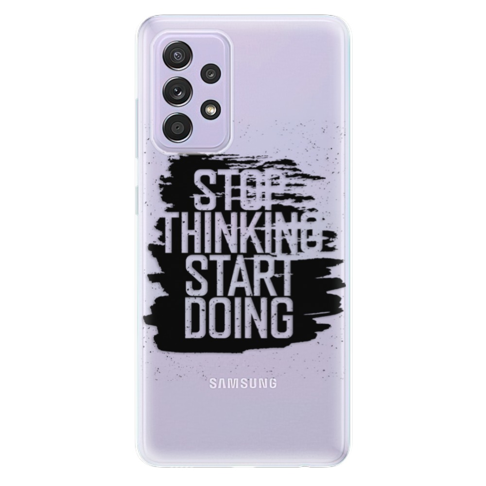 Odolné silikónové puzdro iSaprio - Start Doing - black - Samsung Galaxy A52/A52 5G