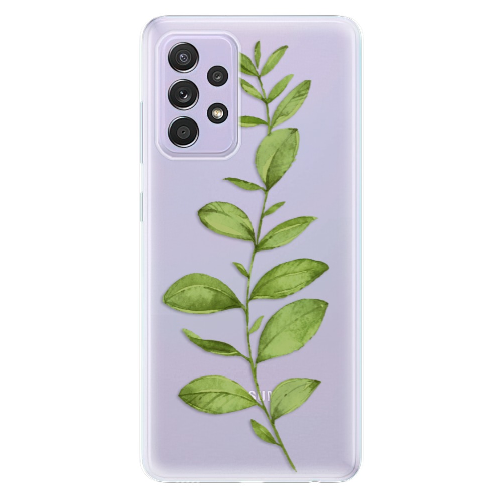 Odolné silikónové puzdro iSaprio - Green Plant 01 - Samsung Galaxy A52/A52 5G