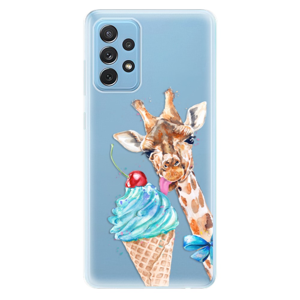 Odolné silikónové puzdro iSaprio - Love Ice-Cream - Samsung Galaxy A72