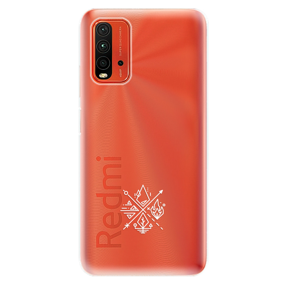 Odolné silikónové puzdro iSaprio - čiré - Elements - Xiaomi Redmi 9T