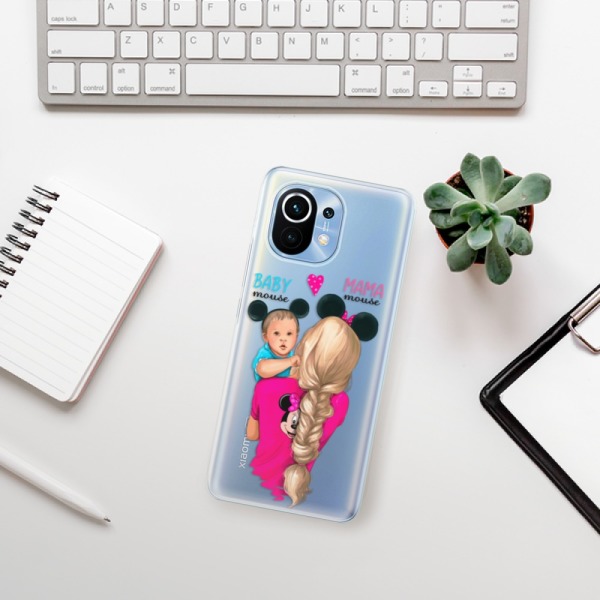 Odolné silikónové puzdro iSaprio - Mama Mouse Blonde and Boy - Xiaomi Mi 11