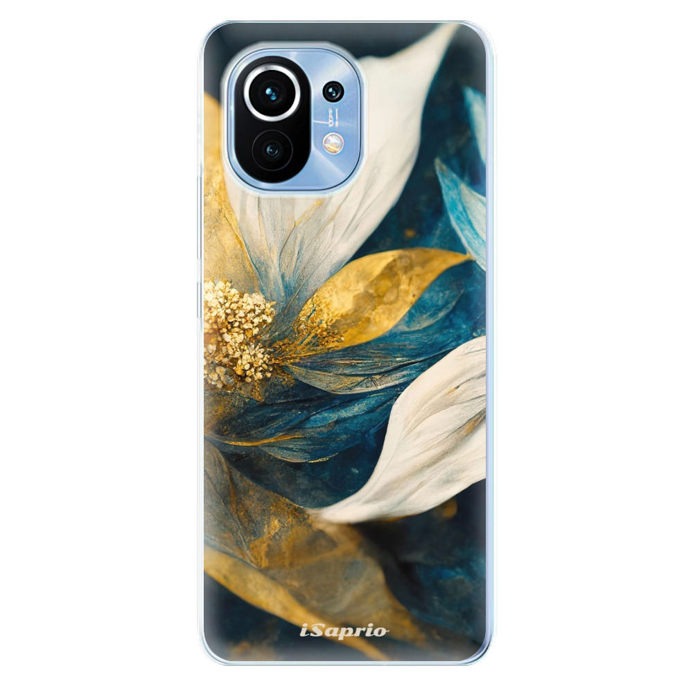 Odolné silikónové puzdro iSaprio - Gold Petals - Xiaomi Mi 11