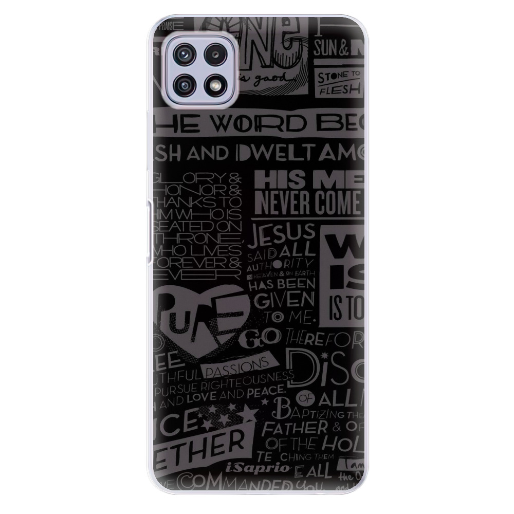 Odolné silikónové puzdro iSaprio - Text 01 - Samsung Galaxy A22 5G
