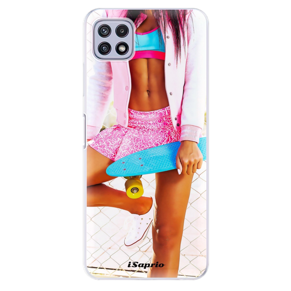 Odolné silikónové puzdro iSaprio - Skate girl 01 - Samsung Galaxy A22 5G