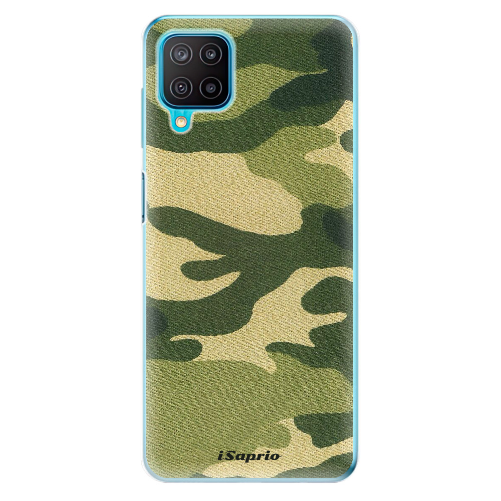 Odolné silikónové puzdro iSaprio - Green Camuflage 01 - Samsung Galaxy M12