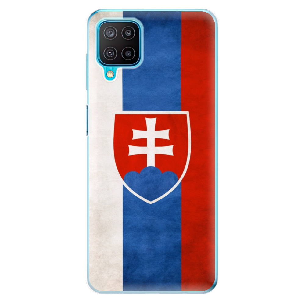 Odolné silikónové puzdro iSaprio - Slovakia Flag - Samsung Galaxy M12