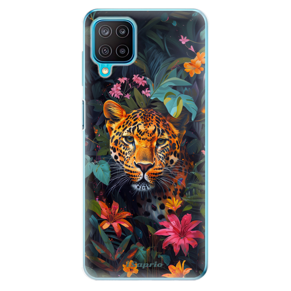 Odolné silikónové puzdro iSaprio - Flower Jaguar - Samsung Galaxy M12