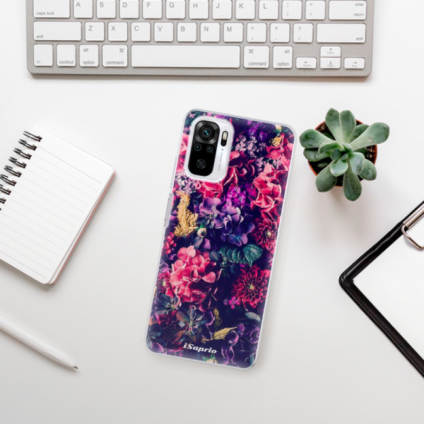 Odolné silikónové puzdro iSaprio - Flowers 10 - Xiaomi Redmi Note 10 / Note 10S