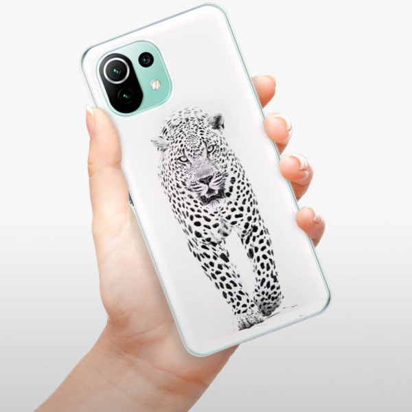 Odolné silikónové puzdro iSaprio - White Jaguar - Xiaomi Mi 11 Lite