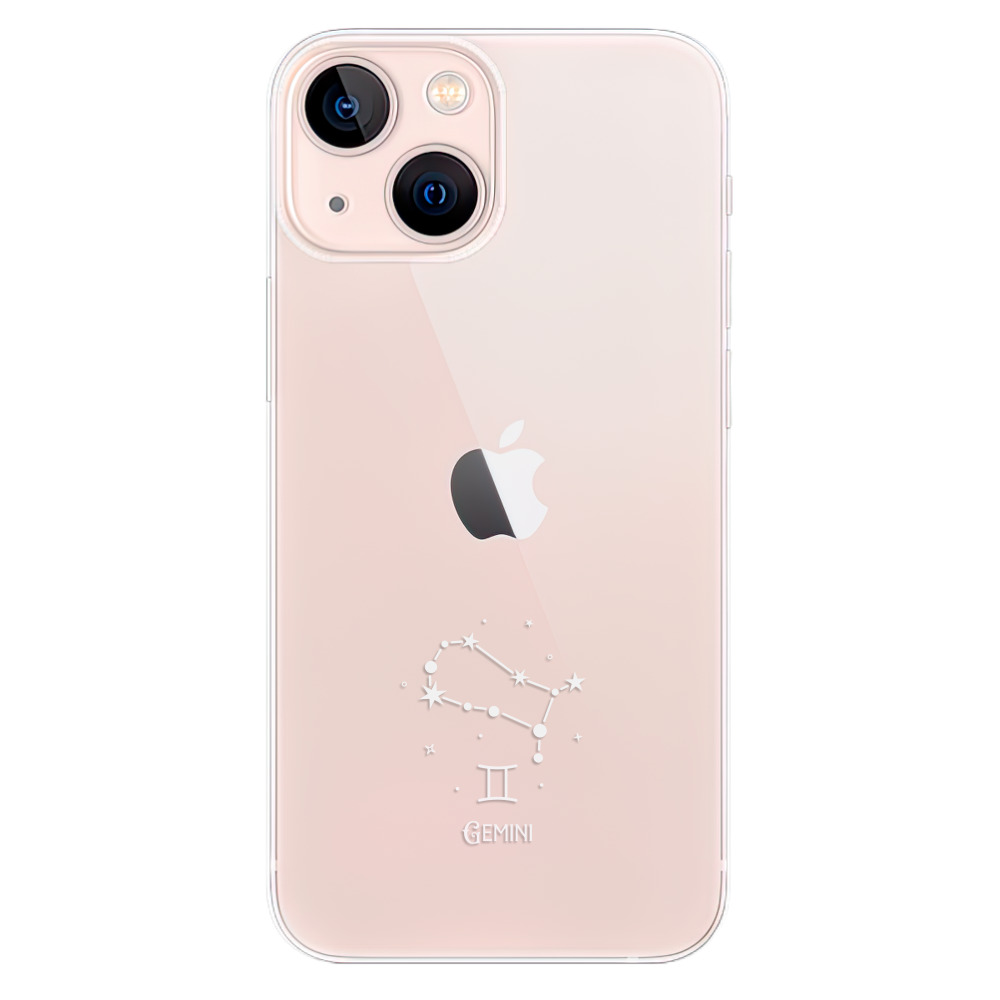 Odolné silikónové puzdro iSaprio - čiré - Blíženci - iPhone 13 mini