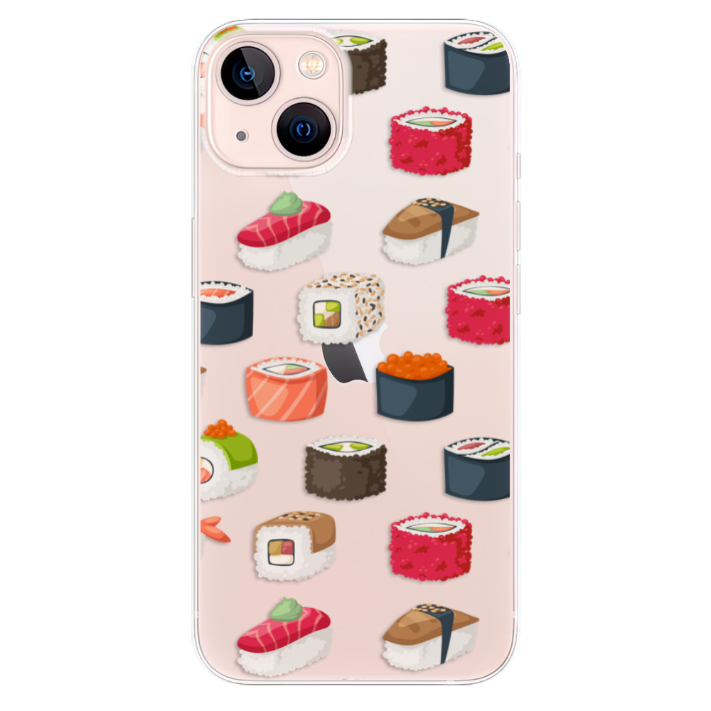 Odolné silikónové puzdro iSaprio - Sushi Pattern - iPhone 13