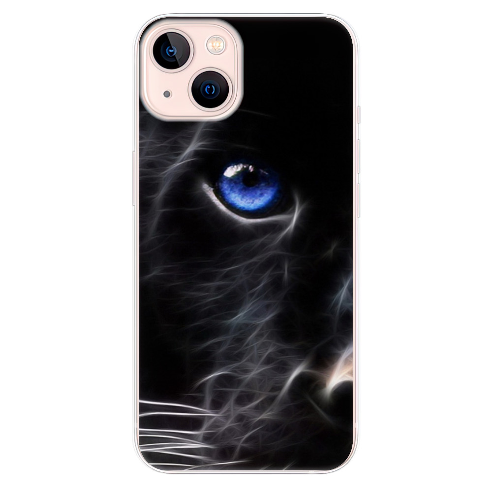 Odolné silikónové puzdro iSaprio - Black Puma - iPhone 13