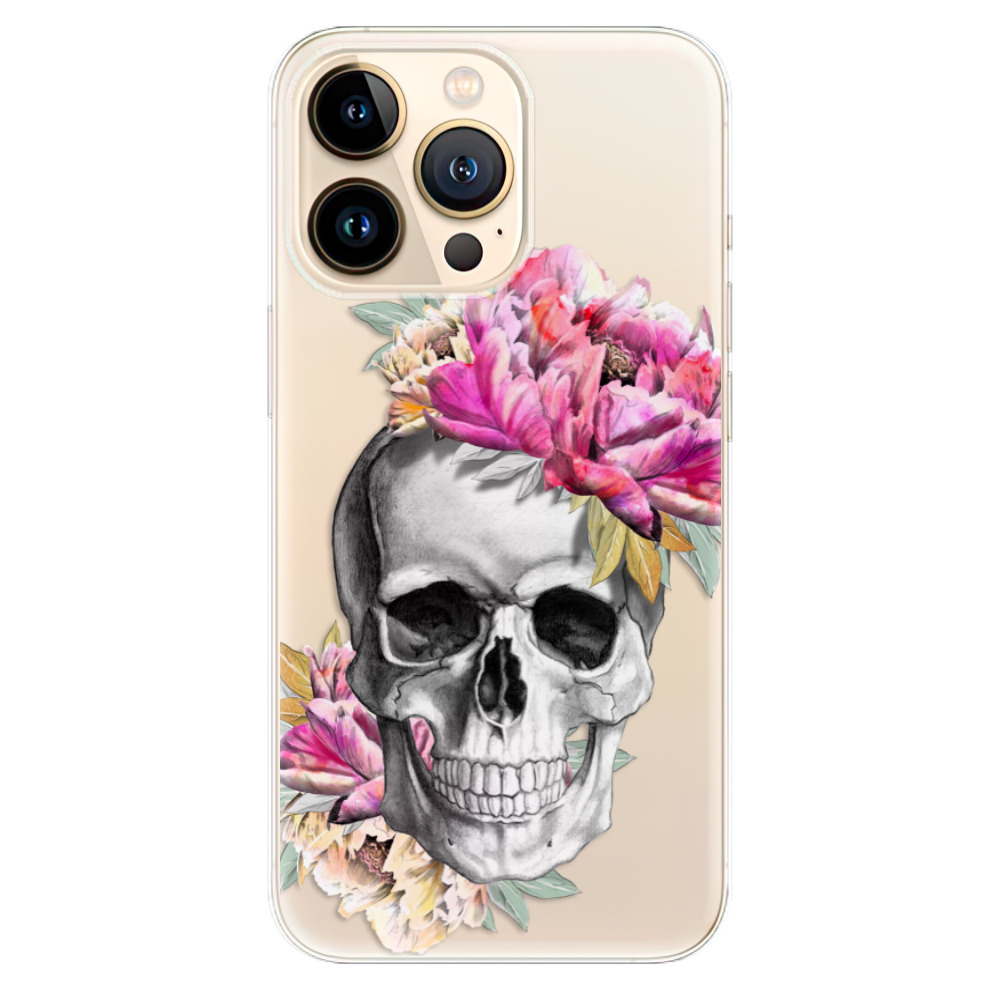 Odolné silikónové puzdro iSaprio - Pretty Skull - iPhone 13 Pro