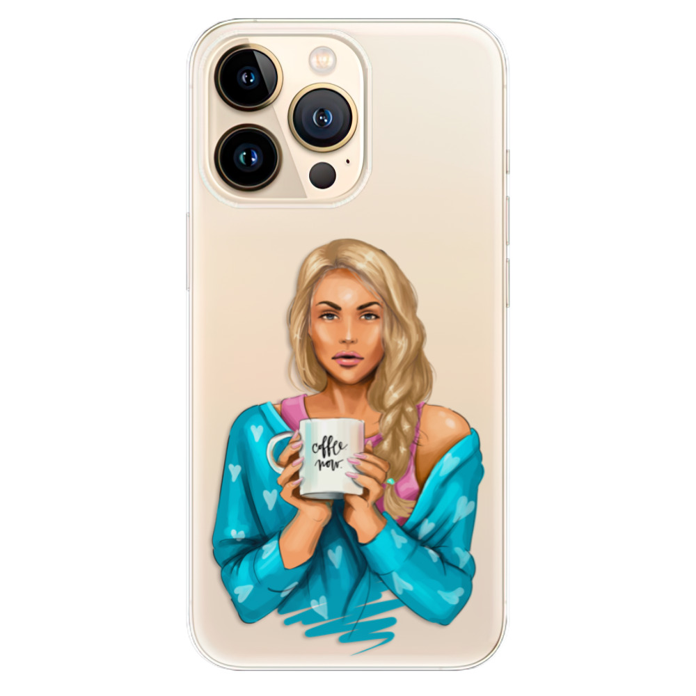 Odolné silikónové puzdro iSaprio - Coffe Now - Blond - iPhone 13 Pro