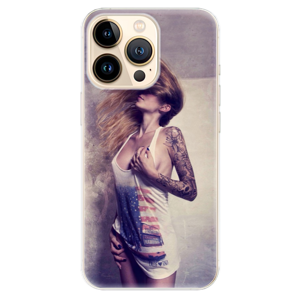 Odolné silikónové puzdro iSaprio - Girl 01 - iPhone 13 Pro Max