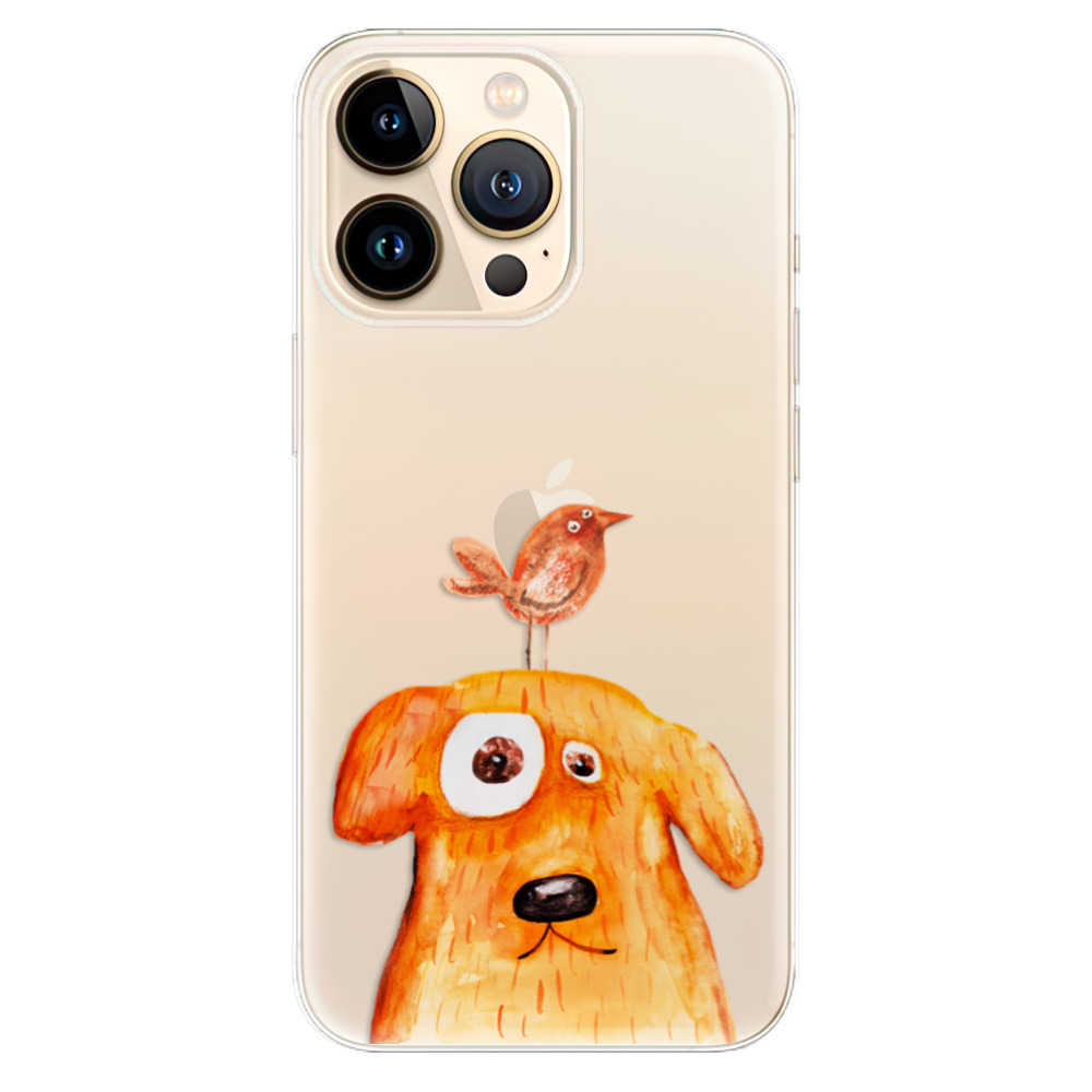 Odolné silikónové puzdro iSaprio - Dog And Bird - iPhone 13 Pro Max