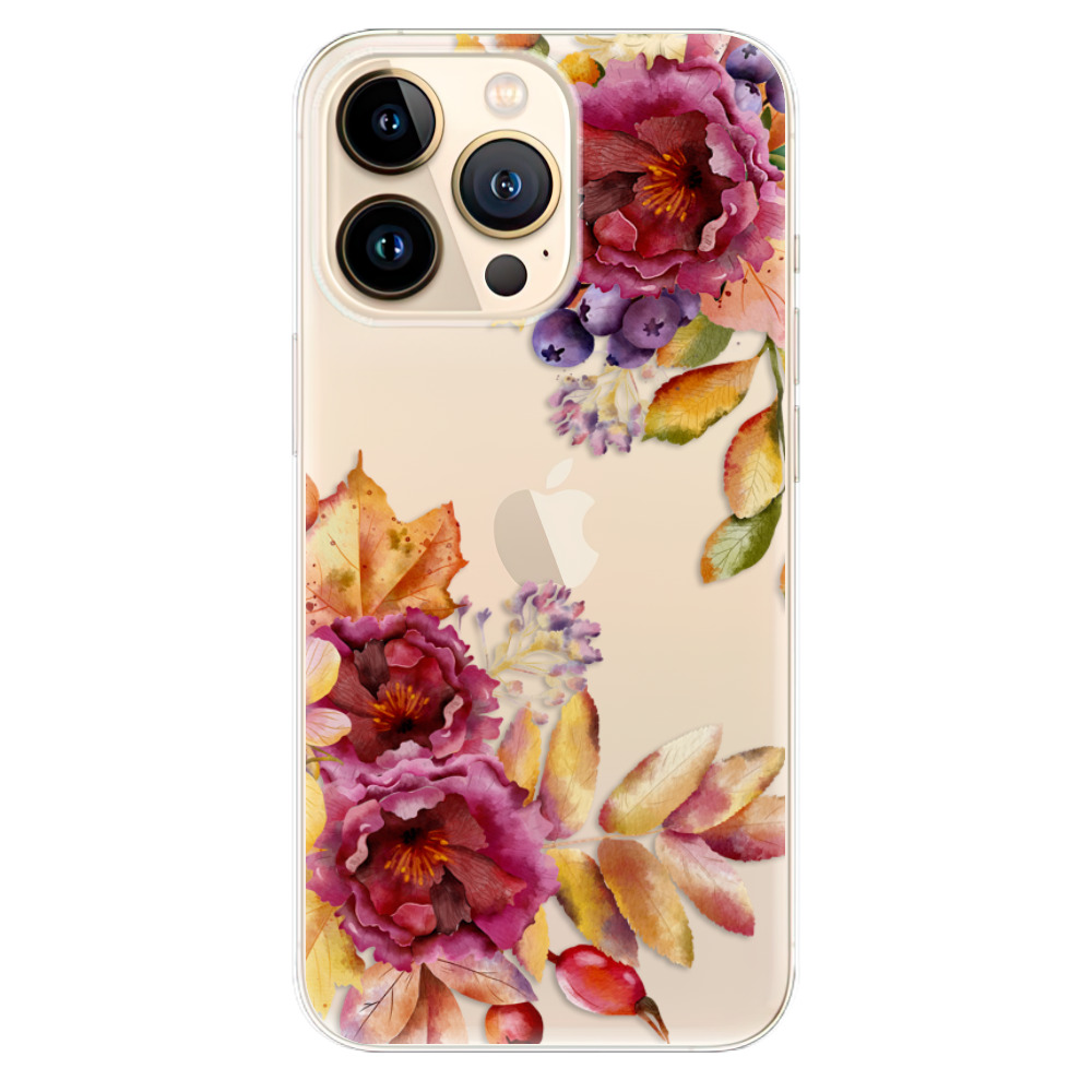 Odolné silikónové puzdro iSaprio - Fall Flowers - iPhone 13 Pro Max